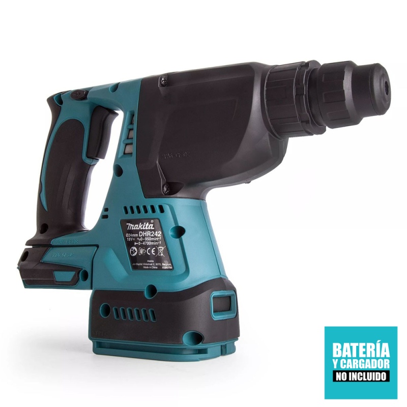 Rotomartillo Sds Plus 18V LXT BL 2J Baretool Makita DHR242Z