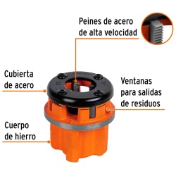 Dado 1/2" x 14" NPT para Tarrajas TA-850 y TA-851 Truper 13074