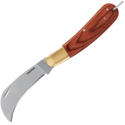 Cuchillo Plegable Universal 8" Tipo Gancho para Electricista Truper 18539