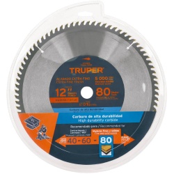 Disco Sierra 12" para Madera 80 D Truper 12684