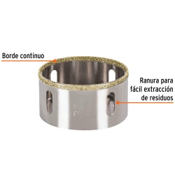 Sierra Copa con Diamante 3" Borde Continuo Truper 17136