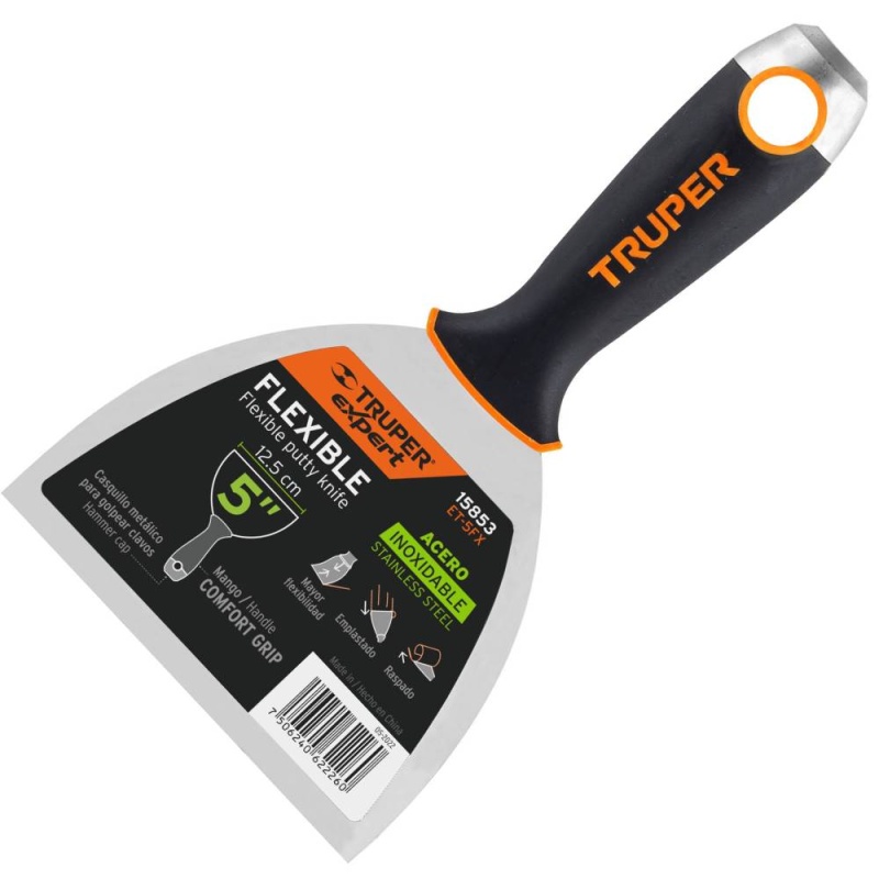 Espátula Flexible 5" con Mango&nbsp;Comfort Grip Truper 15853