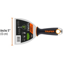 Espátula Flexible 5" con Mango&nbsp;Comfort Grip Truper 15853