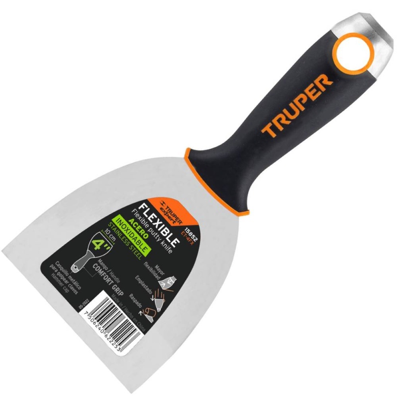 Espátula Flexible 4" con Mango&nbsp;Comfort Grip Truper 15852