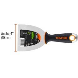 Espátula Flexible 4" con Mango&nbsp;Comfort Grip Truper 15852