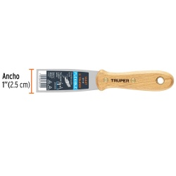 Espátula Flexible 1" con Mango de Madera Truper 14447