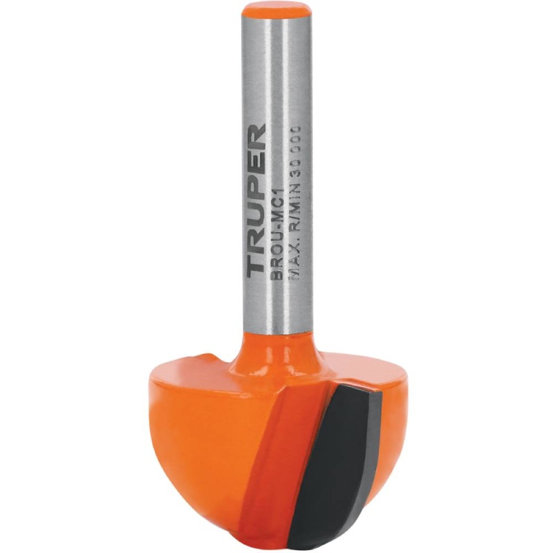 Fresa de Carburo 1" x 1/4" Media Caña Truper 102723