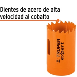 Sierra Copa Bimetálica 1-3/8" para Metal y Madera Truper 18093