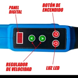 Lijadora de Pared 9" (230 mm) 1050W Brushless 2400 Rpm Kaili KLJ2230B