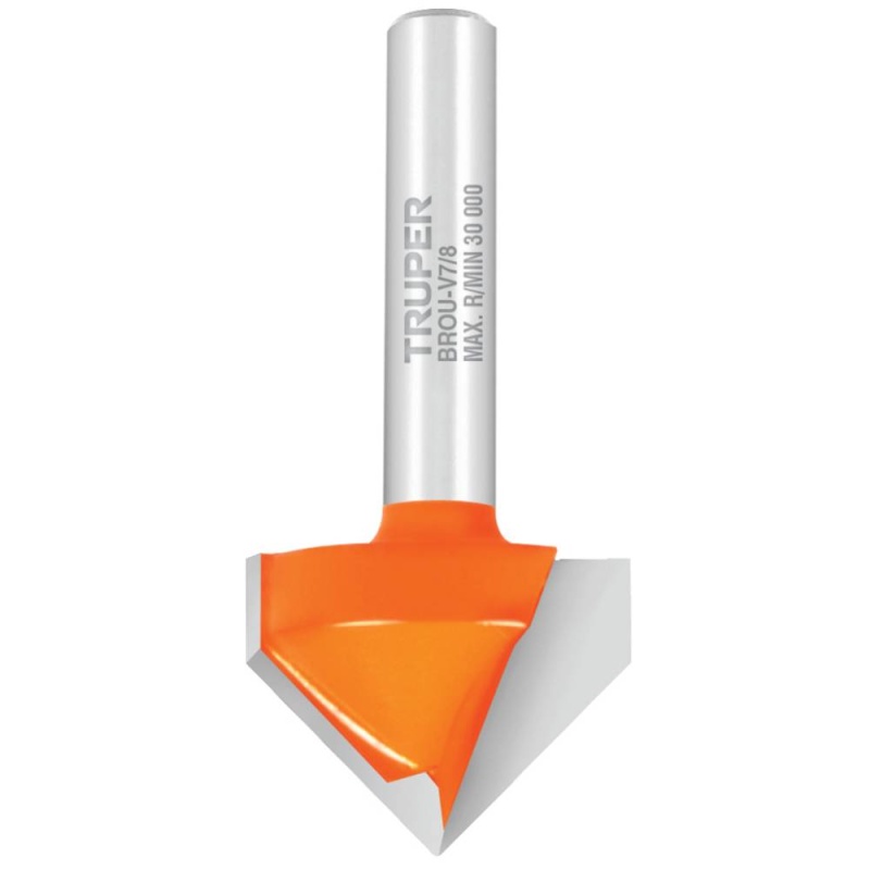 Fresa de Carburo 7/8"x 1/4" Corte en V Truper 11467
