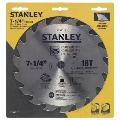 Disco de sierra circular 7-1/4 X 18D STANLEY