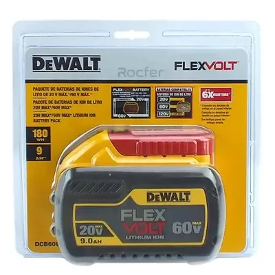 Batería Dewalt Ion-Li 9.0Ah 20V/60V Max* Flexvolt