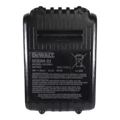 Batería Ion Litio 20V 4.0Ah Dewalt DCB204-B3