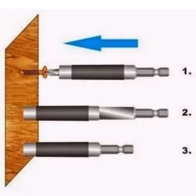 Extensión 1/4" Hexagonal x 6" Dewalt DW2055