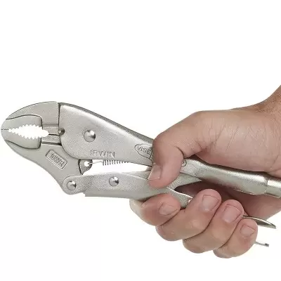 Alicate de Presión Punta Curva 10" Irwin 502L3