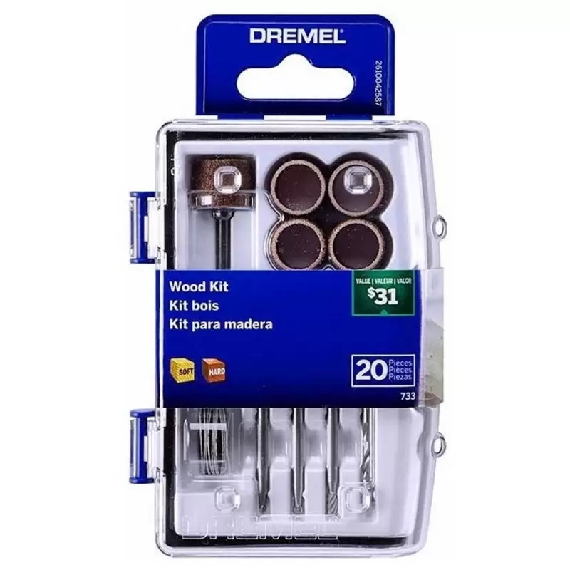 Micro Kit de accesorios para madera Dremel 733