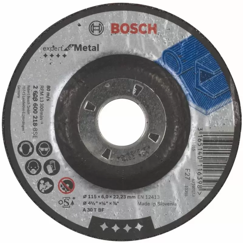 Disco Abrasivo Desbaste Expert for Metal 115X6.0 (Deprimido)