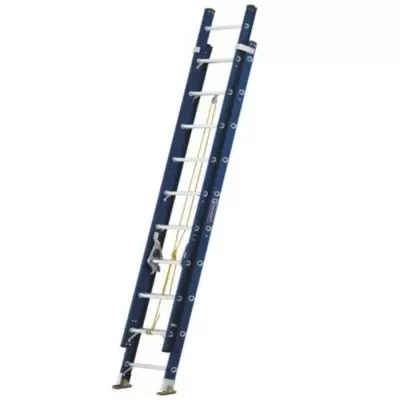 Escalera Extension Fibra De Vidrio 20 Escalones Tipo Ll Toolcraft