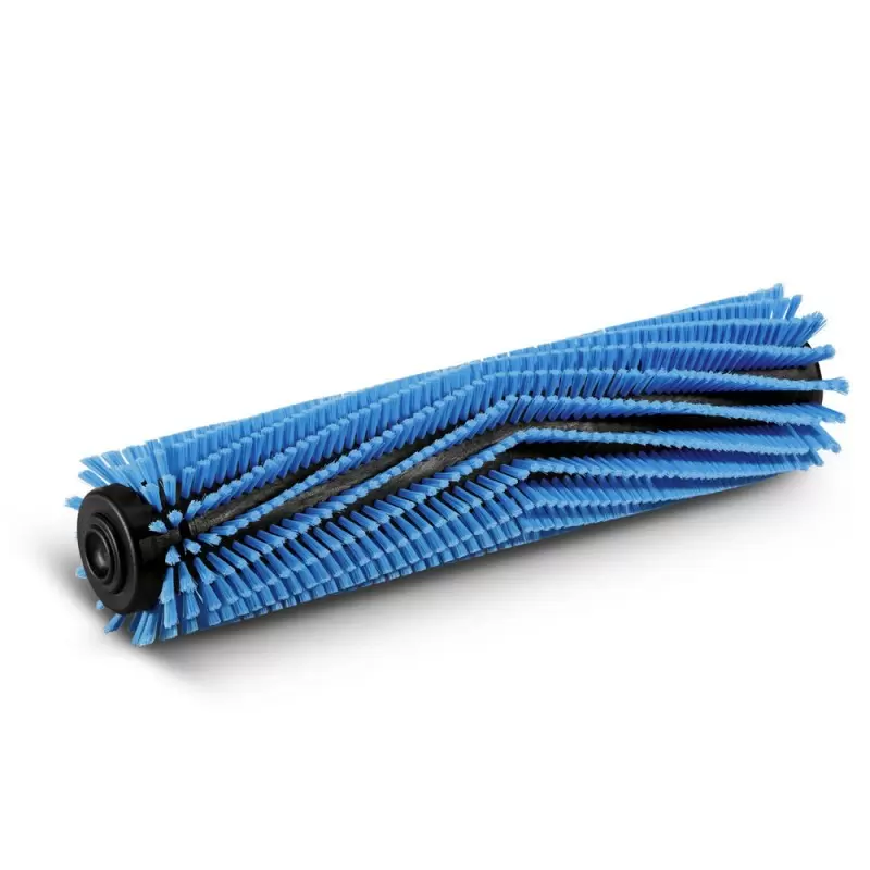 Cepillo cilíndrico, blando, azul, 400 mm