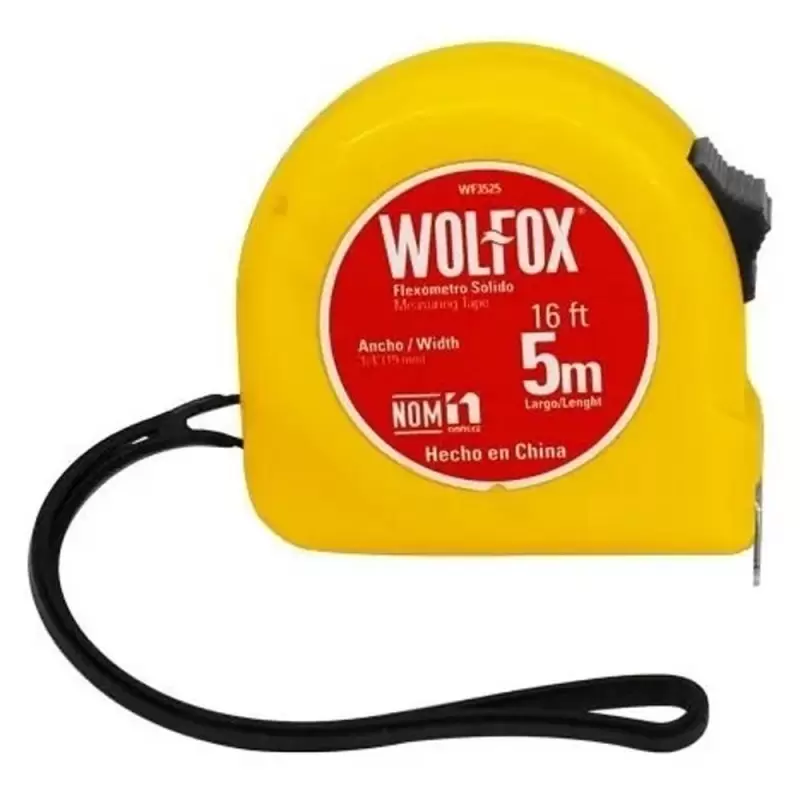 Wincha 5m x 19mm (3/4") naranja Wolfox WF3515