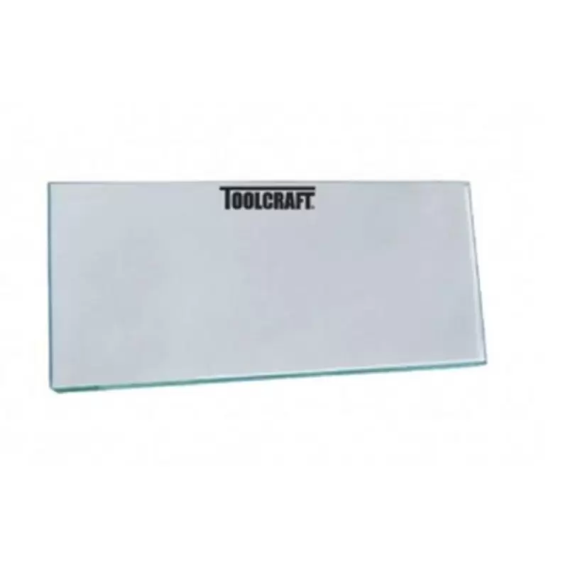 Vidrio para careta rectangular transparente TC1060 Toolcraft