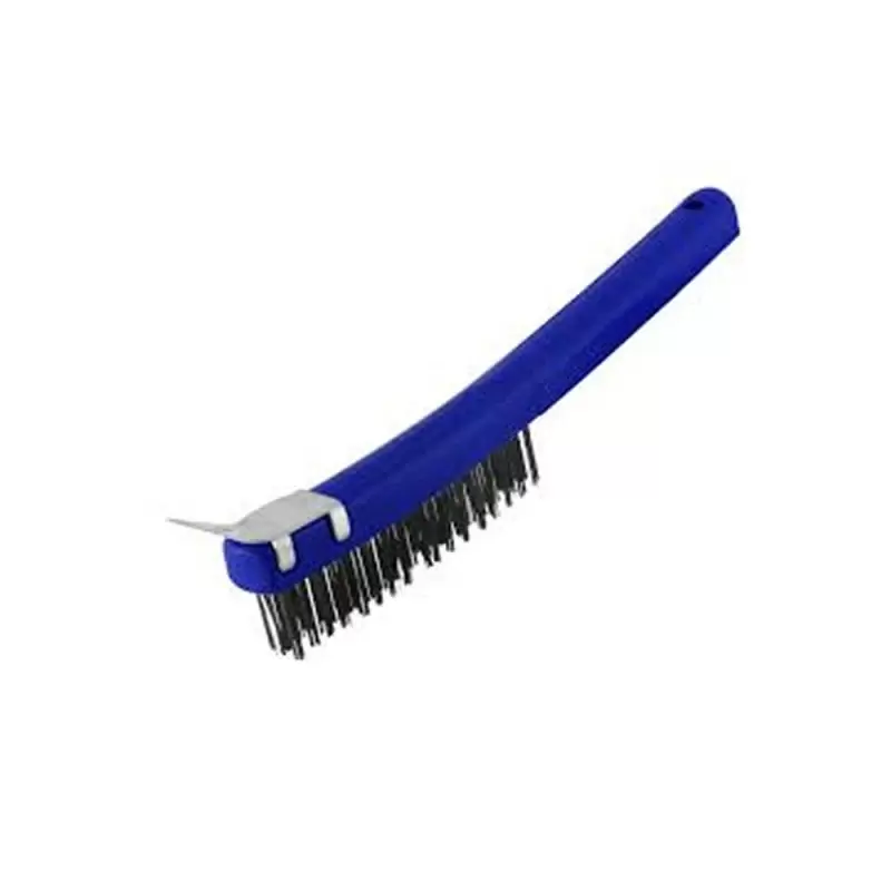 Cepillo de Alambre / Acero 3 x 17 Hileras Toolcraft TC3266