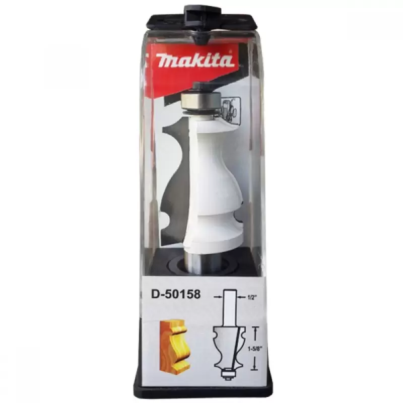 Fresa Moldura Especial 1 1/8" x 1/2" Con Rodaje Makita D-50158