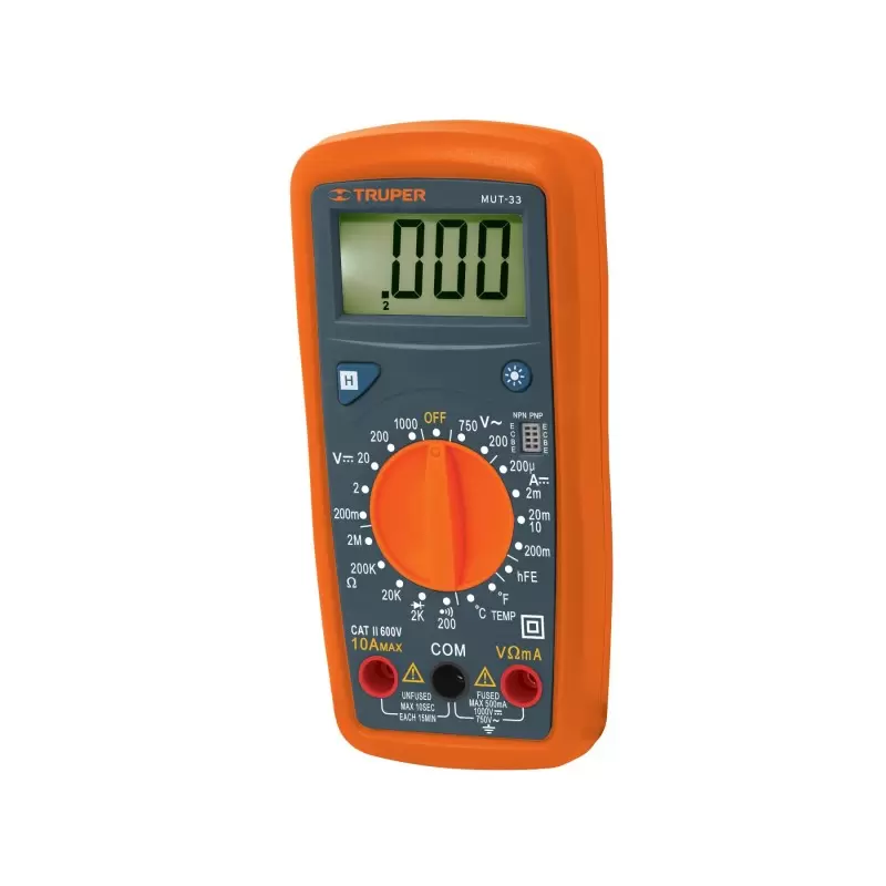 Multimetro Digital Junior 200V–750V 10401 Truper