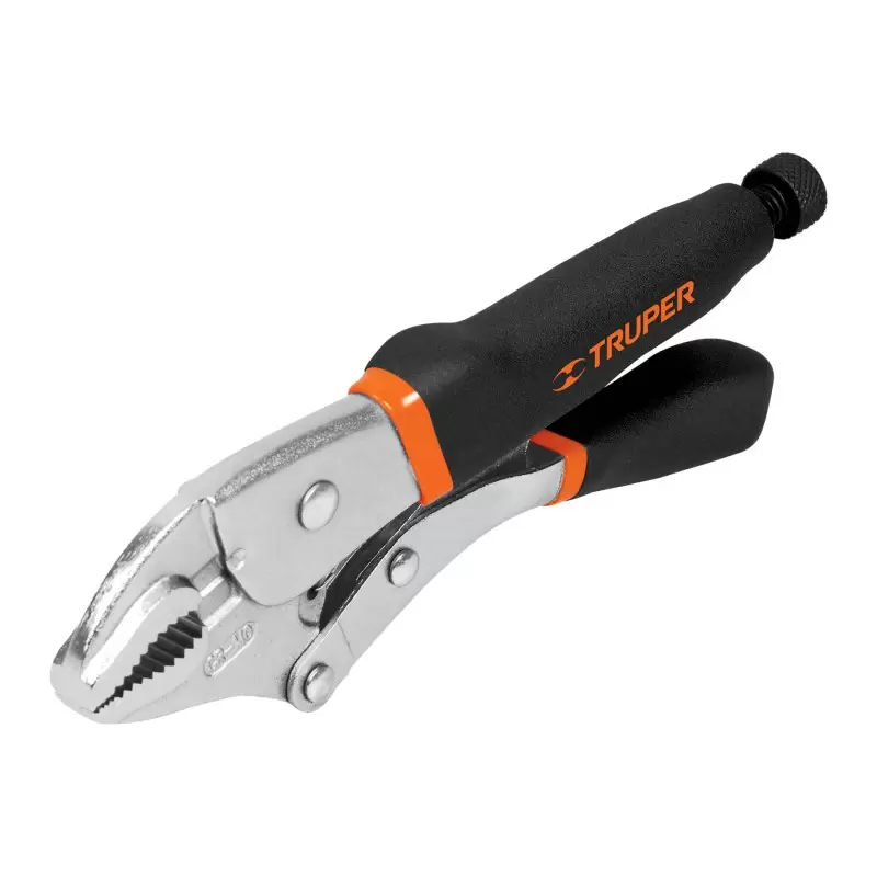 Alicate de Presión Punta Curva 10" Truper 17436
