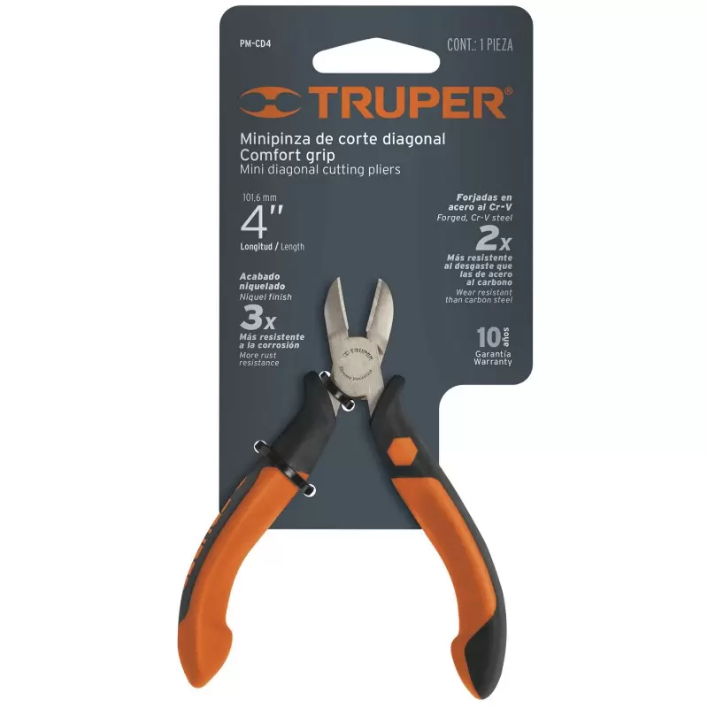 Alicate de Corte 4" Truper 17367