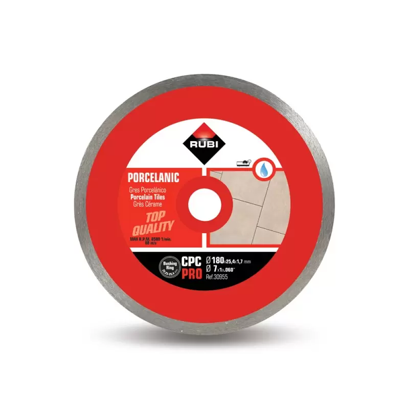 Disco Diamantado para Cerámica 7" Rubi 610005136