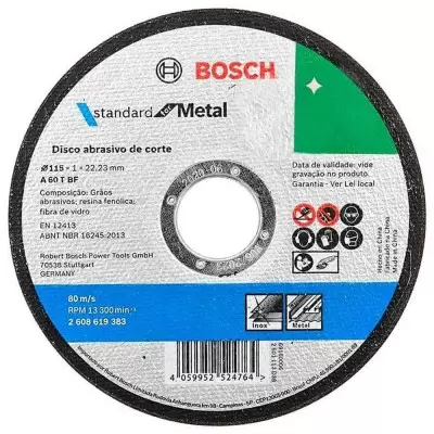 Disco Corte Metal 4.5" Bosch