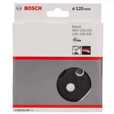 Plato Velcro 5 125mm (8 huecos) for GEX 125-150 AVE Bosch
