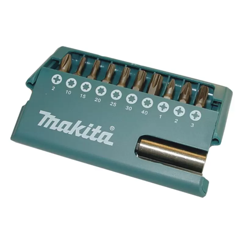 Juego de puntas de 11 piezas con soporte magnético Makita D-31756