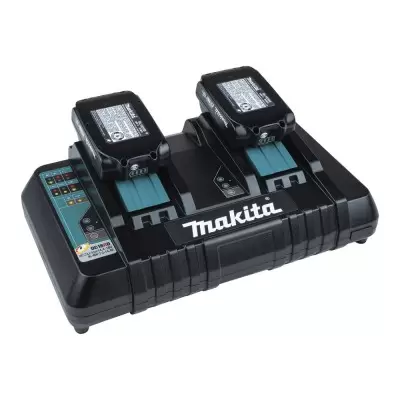 Cargador Dual Óptimo Rápido para Baterías de Ion de Litio 18V LXT Makita DC18RD