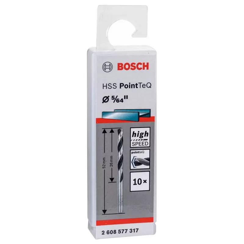 Broca Metal HSS PointTeQ CjaX10 5/64" Bosch