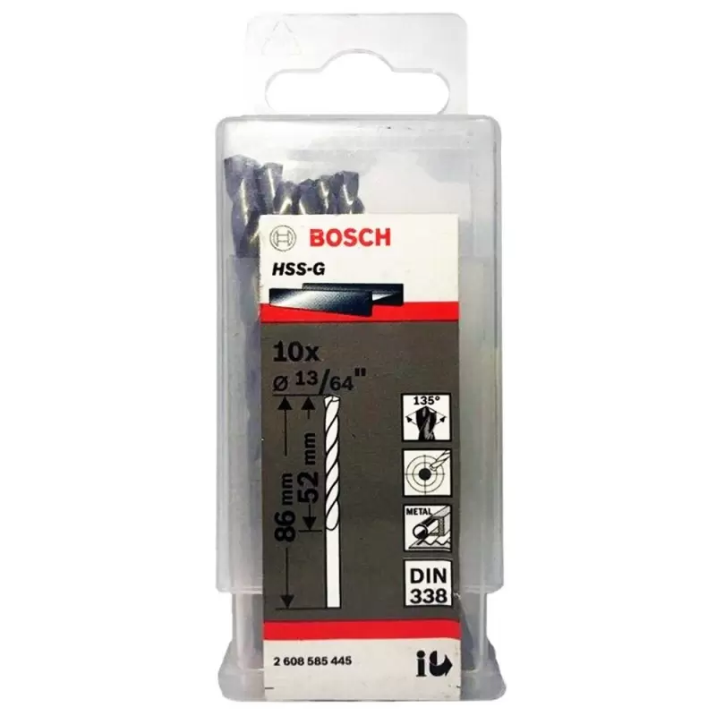 Broca Metal HSS-G X10U 5.2mm 13/64" Bosch