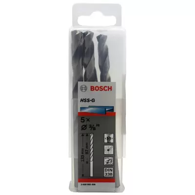 Broca Metal HSS-G X5U 9.5mm 3/8" Bosch