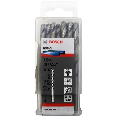 Broca Metal HSS-G X10U 6.0mm 15/64" Bosch