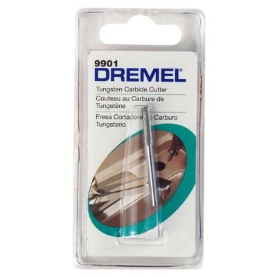 Fresa recta de carburo de tugnsteno 1/8 Dremel 9901