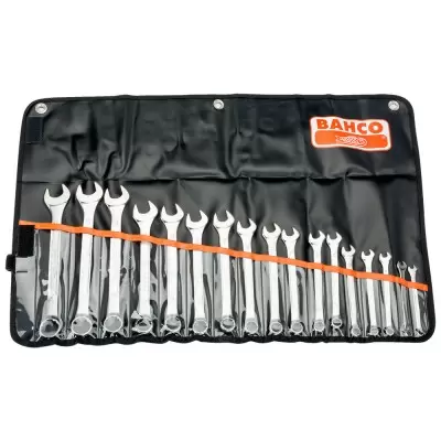 Juego de Llaves Combinadas Milimétricas 17pzas Bahco 111M/17T