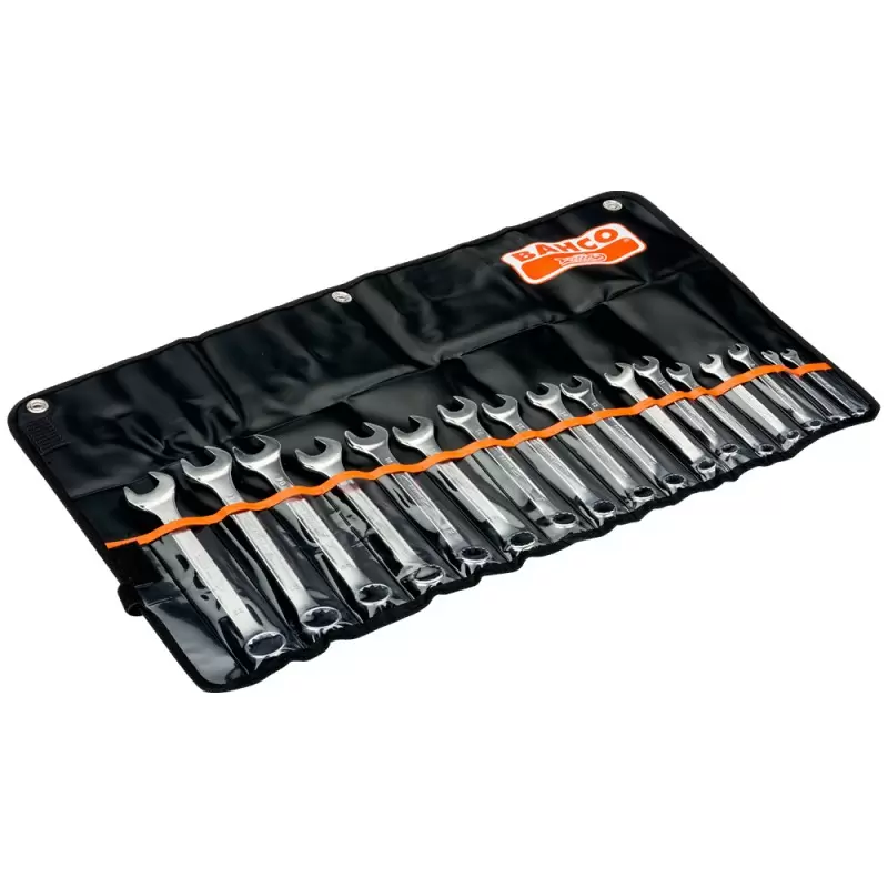 Juego de Llaves Combinadas Milimétricas 17pzas Bahco 111M/17T