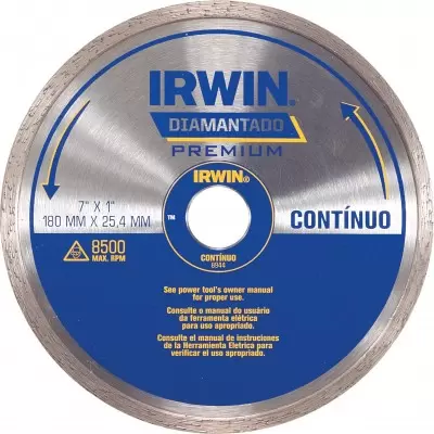 Disco diamantado 180mm 7" / Continuo IW8944 IRWIN