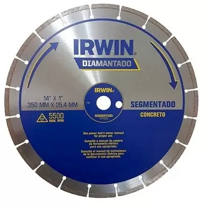 Disco diamantado 350mm (14") / Concreto 1777223 IRWIN