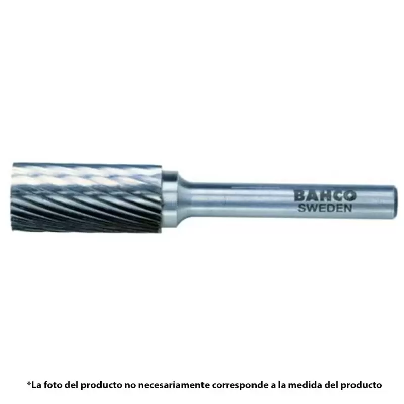 Lima rotativa cilindrica 16mmx25mm Vastago 6mm A1625C06 Bahco