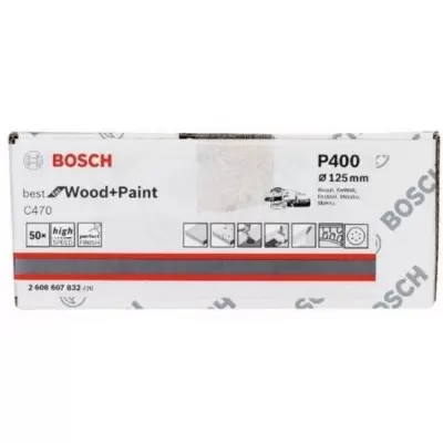 Lija Excéntrica 5" Grano 400 50 und Bosch 2608.607.832-000