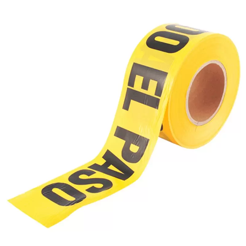 Banda para barricada amarilla “Prohibido el paso” / “No trespassing” X 300M TC0996 Toolcraft