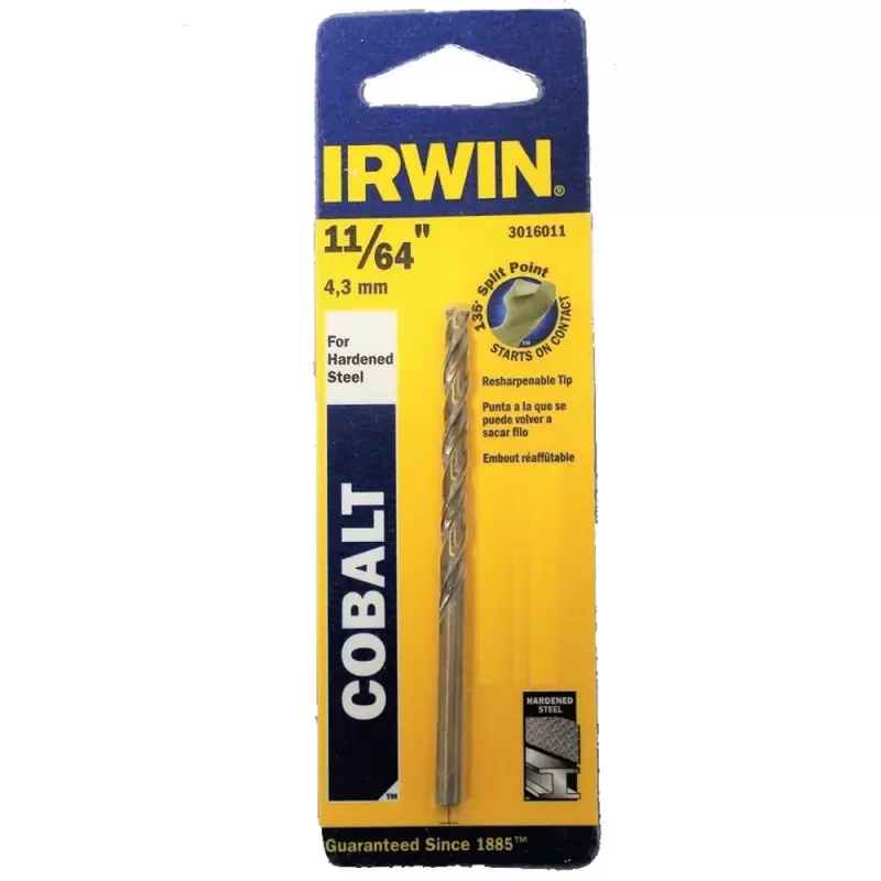 Broca para Metal HSS Cobalto 11/64" 3016011 IRWIN