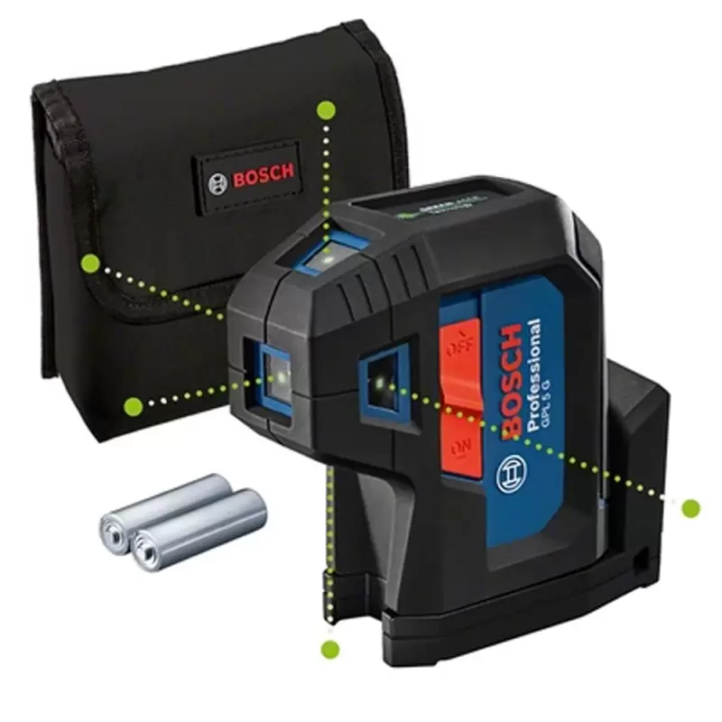 Nivel Laser Autonivelante Bosch Gpl 5 Puntos 30 Mts Plomada