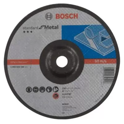 Disco Abrasivo Corte Standard for Metal 180x3x22.23mm